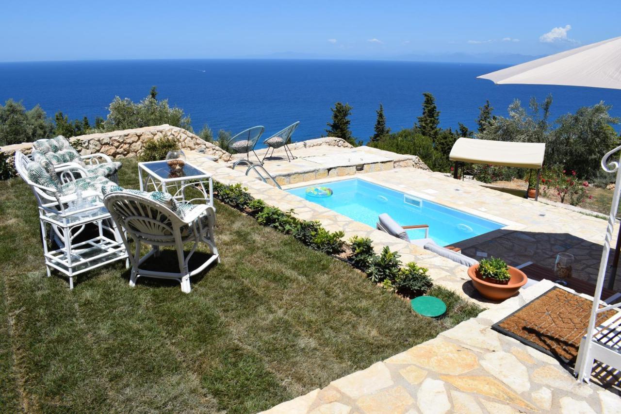 Villa Thetis With Private Pool Where The Sunsets Fade Away Áyios Nikítas Eksteriør bilde