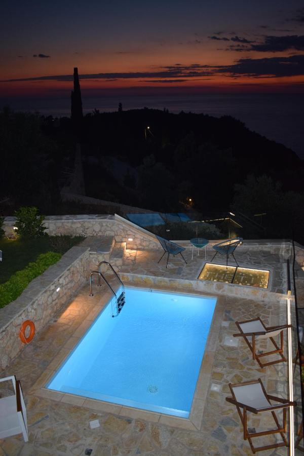 Villa Thetis With Private Pool Where The Sunsets Fade Away Áyios Nikítas Eksteriør bilde
