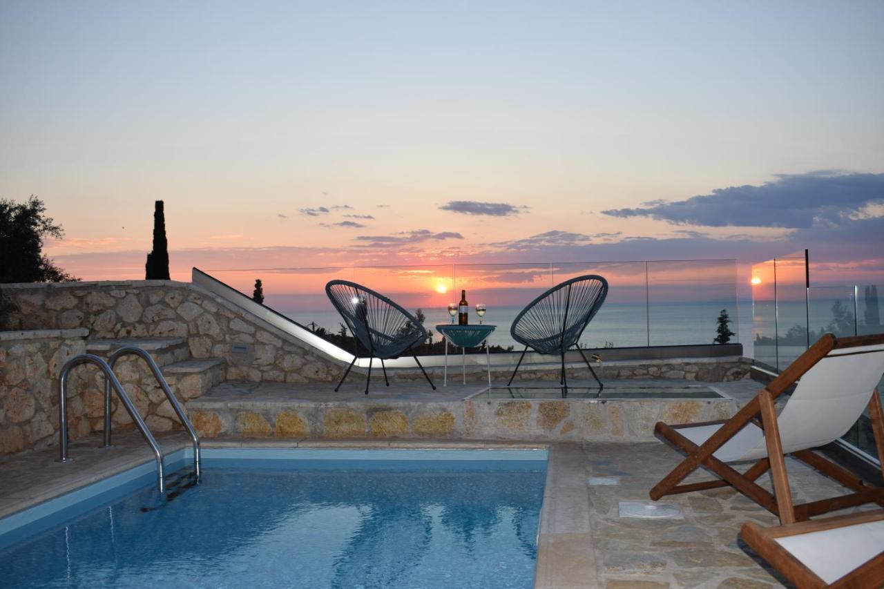 Villa Thetis With Private Pool Where The Sunsets Fade Away Áyios Nikítas Eksteriør bilde