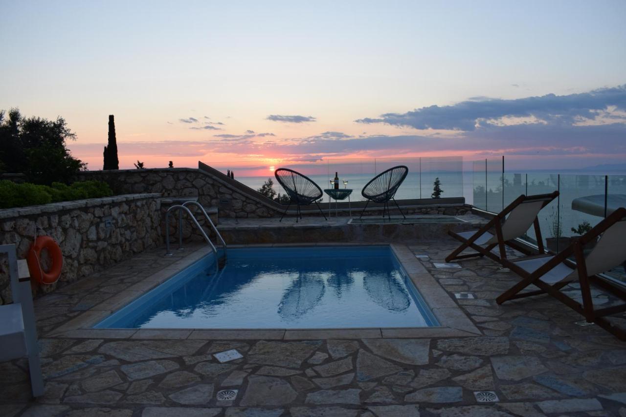 Villa Thetis With Private Pool Where The Sunsets Fade Away Áyios Nikítas Eksteriør bilde
