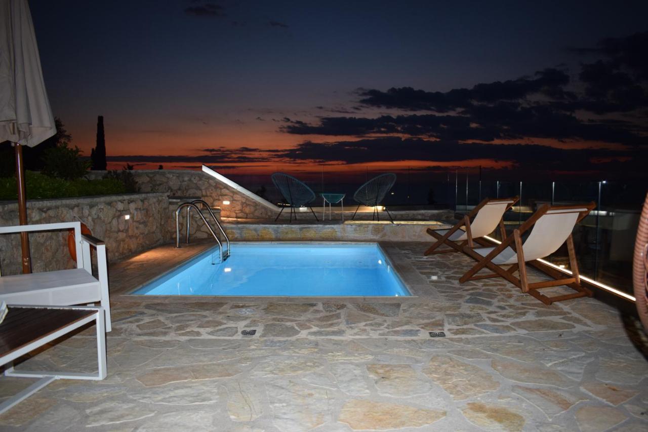 Villa Thetis With Private Pool Where The Sunsets Fade Away Áyios Nikítas Eksteriør bilde
