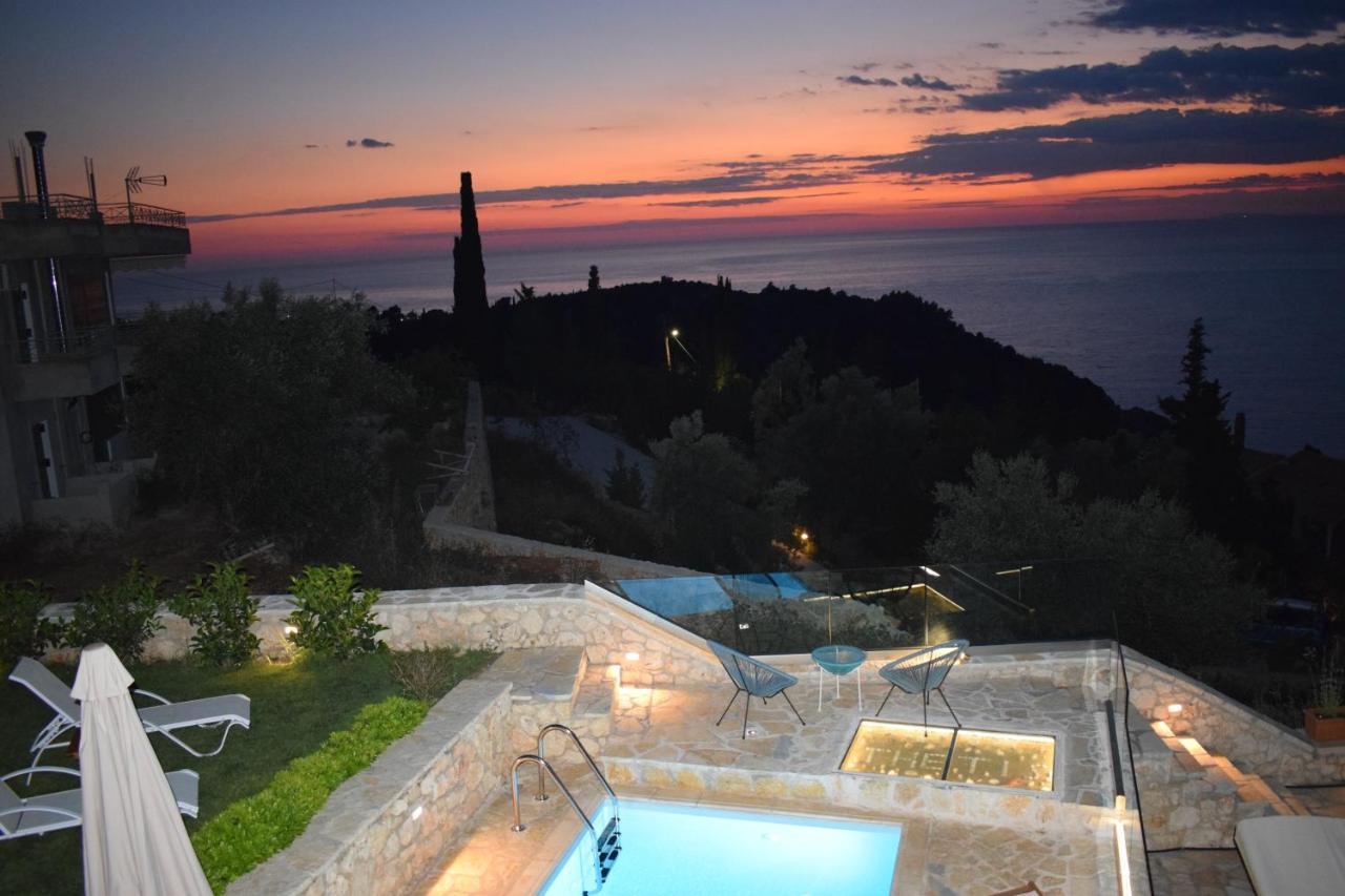 Villa Thetis With Private Pool Where The Sunsets Fade Away Áyios Nikítas Eksteriør bilde
